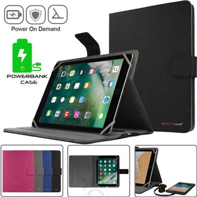 For Apple Ipad Air 3 2 1 Folio Stand Case Cover With Built-in Power Bank Battery
