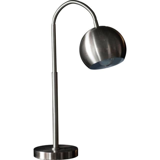 Table Lamp Brushed Chrome Plate 10W LED E27 Bedside Light Flexible Arm