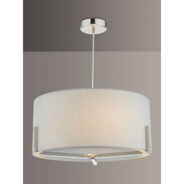 Dar Lighting Group Dar SAN0339 Santino 3 Light Pendant Grey Satin Chro