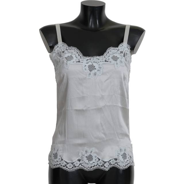 Dolce & Gabbana Green Silk Lace Dress Chemisole Lingerie - IT | XS (IT | XS)