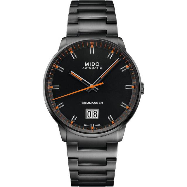 Mido Commander Big Date Black Dial Automatic M021.626.33.051.00 M0216263305100 Mens Watch black