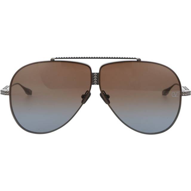 Valentino XVI PILOT TITANIUM STUD FRAME TO BLUE GRADIENT 64