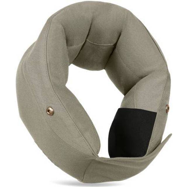 Ovaer Khaki Green Nackkudde med huva