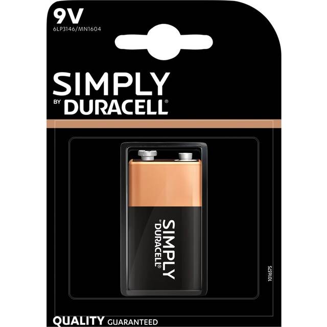Duracell Simply 9V Battery (1 Pack)