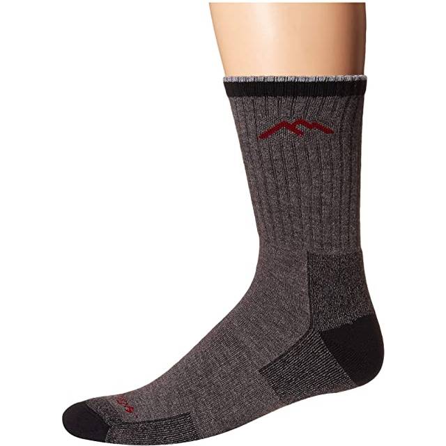 Darn Tough Merino Wool Coolmax Micro Crew Cushion Socks - Men's Gray/B