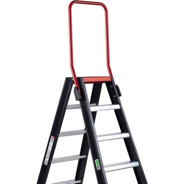Altrex double sided access, double sided access, 2 x 5 steps - black