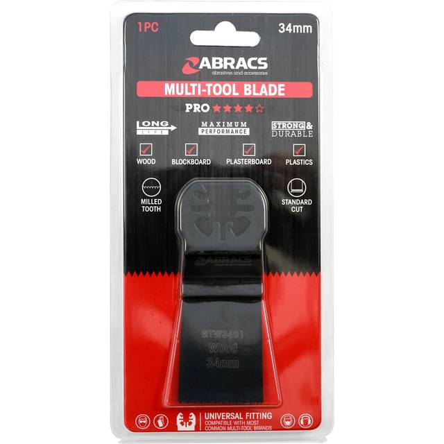Abracs MTW3420 Multi-tool Blades 34mm for Wood & Plastic (20 Piece)