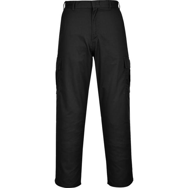 Portwest Combat Trouser C701 Black 36 Tall Colour: Black, Size: 36, Le