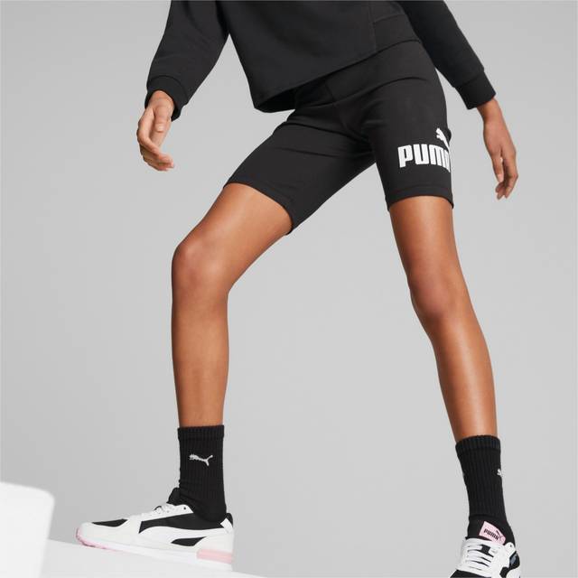 PUMA Ess+ korta leggings med G-logotyp strumpbyxor för flickor