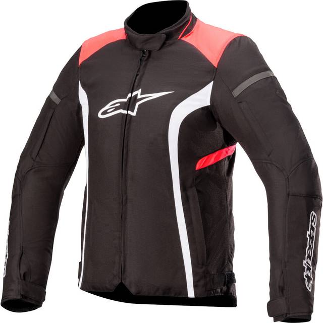 Alpinestars Stella T-Kira V2 Waterproof Ladies Motorcycle Textile Jacket, black-red, Size S for Women