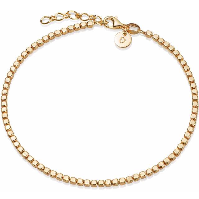 Beaded Chain 18ct Gold Plated Bracelet RBR02_GP