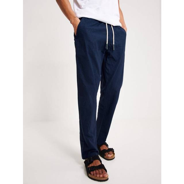 OAS Linen Long Pants Navy