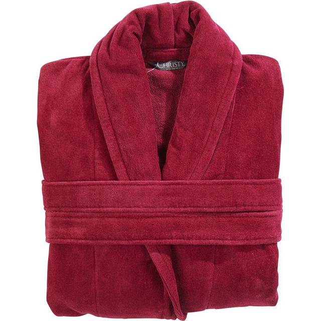 Christy Supreme 100% Cotton Bathrobe - Raspberry