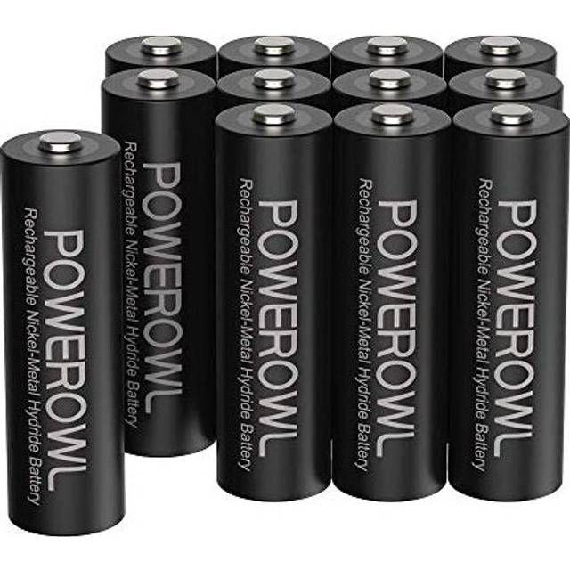 Rechargeable Battery AA (Pack of 12), 2800mAh High Capacity Double A Batteries 1.2V NiMH Low Self Discharge