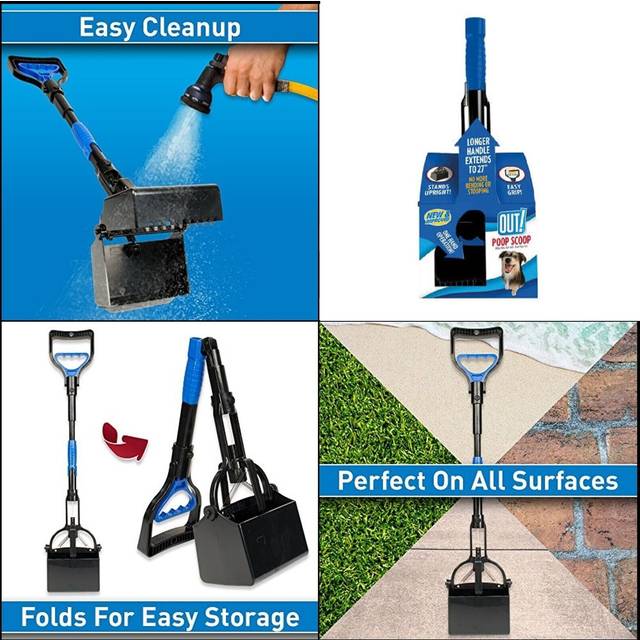 OUT! One Handed Dog Poop Scoop