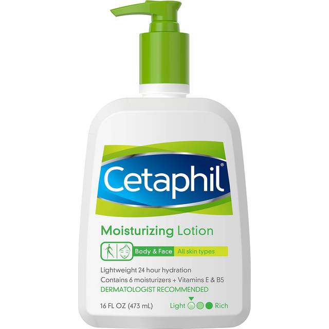 Body Moisturizer by Cetaphil  Hydrating Moisturizing Lotion for All Skin Types  Suitable for Sensitive Skin  16 oz  Fragrance Free  Hypoallergenic  No