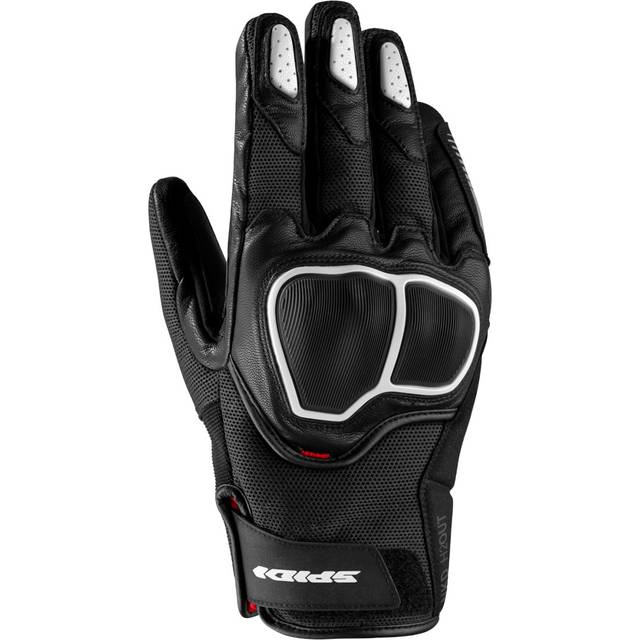 Spidi NKD, gloves H2Out , color: Black/White , size: S
