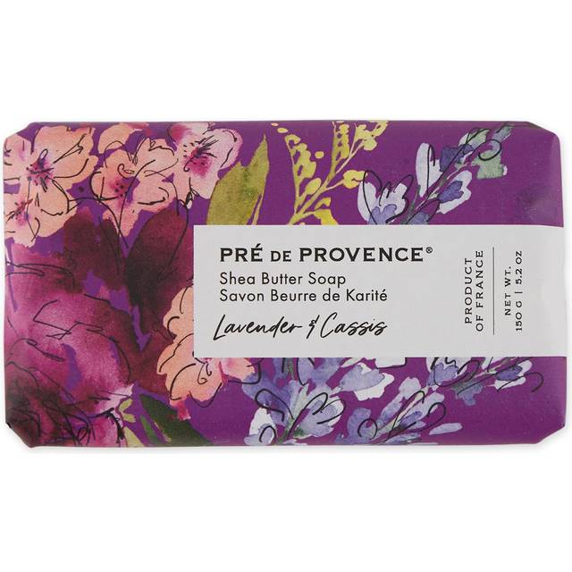 Pre de Provence Wrapped Artisanal Soap Bar  Organic Shea Butter Enriched  Natural French Skincare  Quad Milled for a Rich Smooth Lather  Lavender & Ca