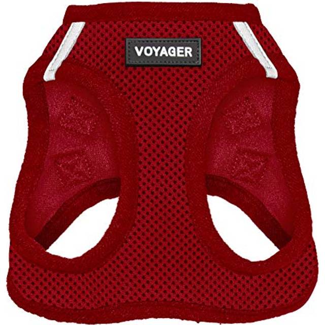 Voyager Step-in Air hundsele – alla väder nät step-in-väst sele för små och medelstora hundar av Best Pet Supplies – sele (röd), medium