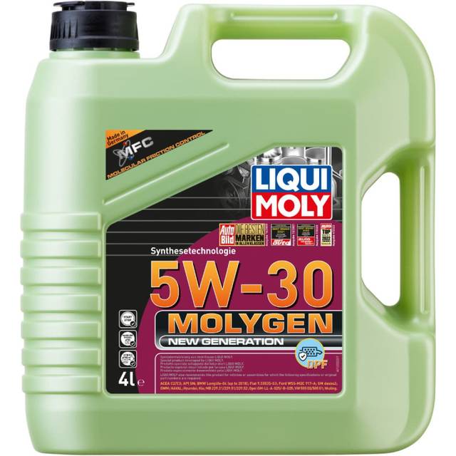 5w30 synthetic engine oil dpf bmw audi porsche liqui moly molygen 21225