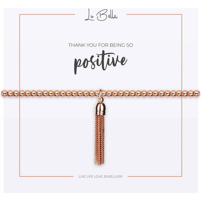 Thank You For Being So Positive Sentiments Friendship Bracelet