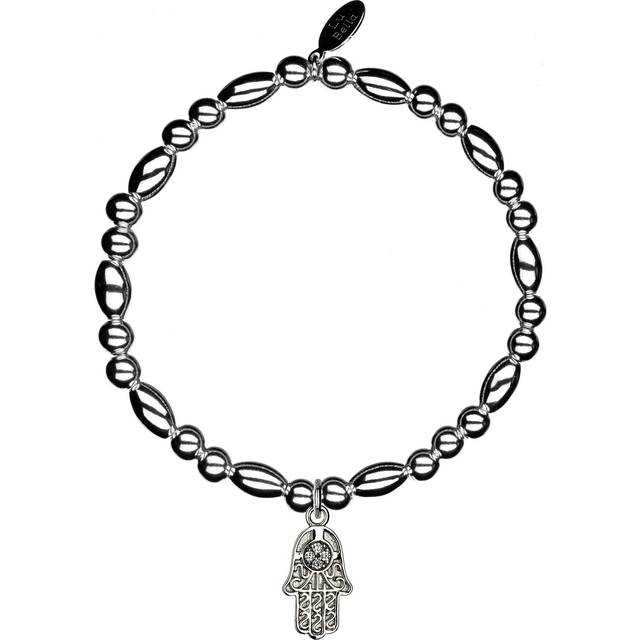 Hamsa Hand Evil Eye Bracelet - Oval Protector