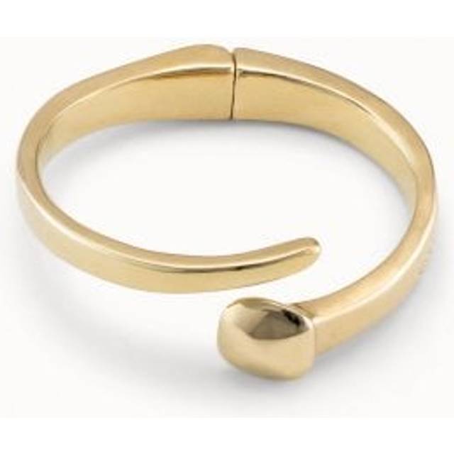 New Nail Golden Metal Bracelet / Size M