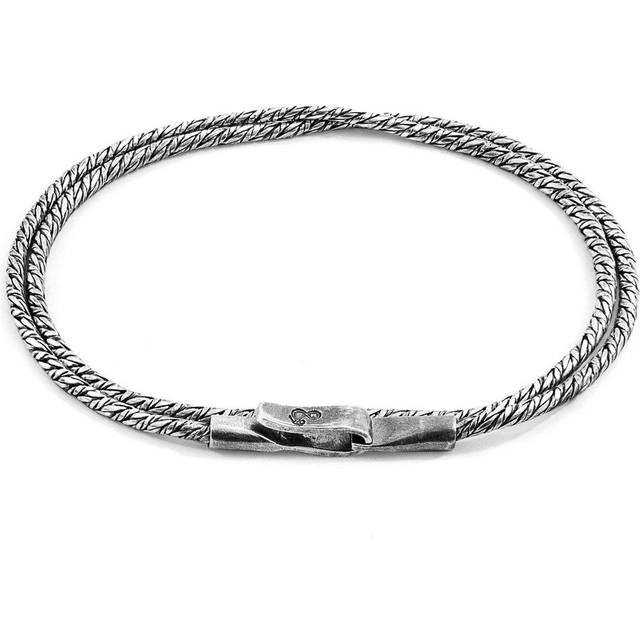 Forestay Double Sail Silver Chain Bracelet