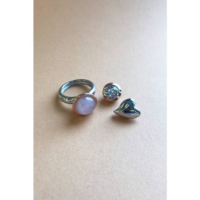 Dyrberg/Kern Compliments Set Ring Tf, Färg: Silver, Onesize, Kvinna