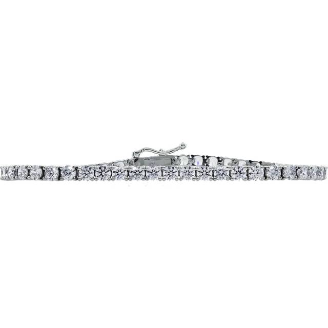 CARAT* LONDON Sterling Silver 7" Stone Set Tennis Bracelet