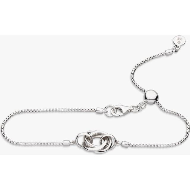 Kit Heath Bevel Trilogy Slider Bracelet, Silver