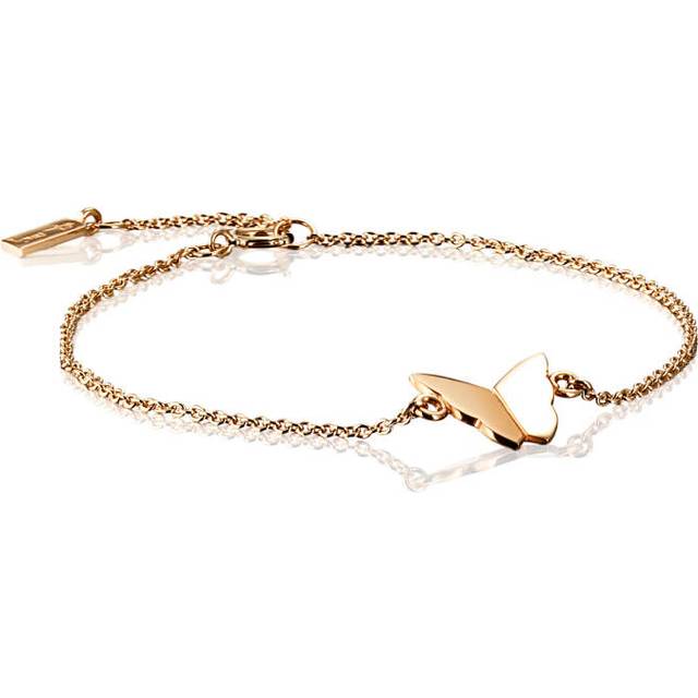 Little Miss Butterfly Armband Guld 15-19 cm