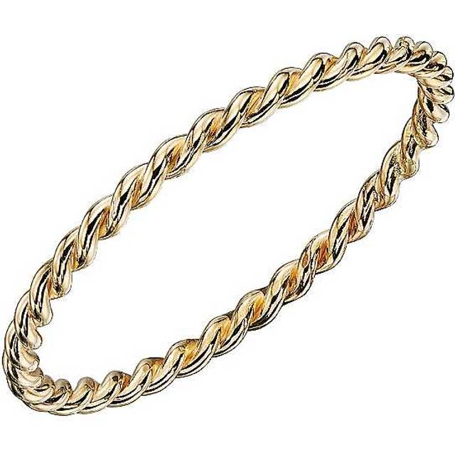 Elements Gold Twisted Band Ring in Yellow Gold
