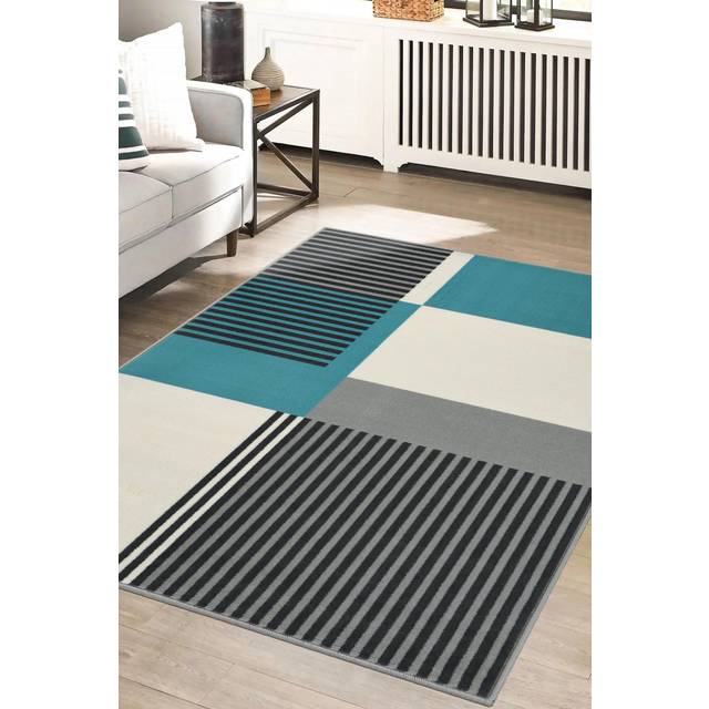 The Homemaker Rugs Collection Maestro Blocks Rug - Teal