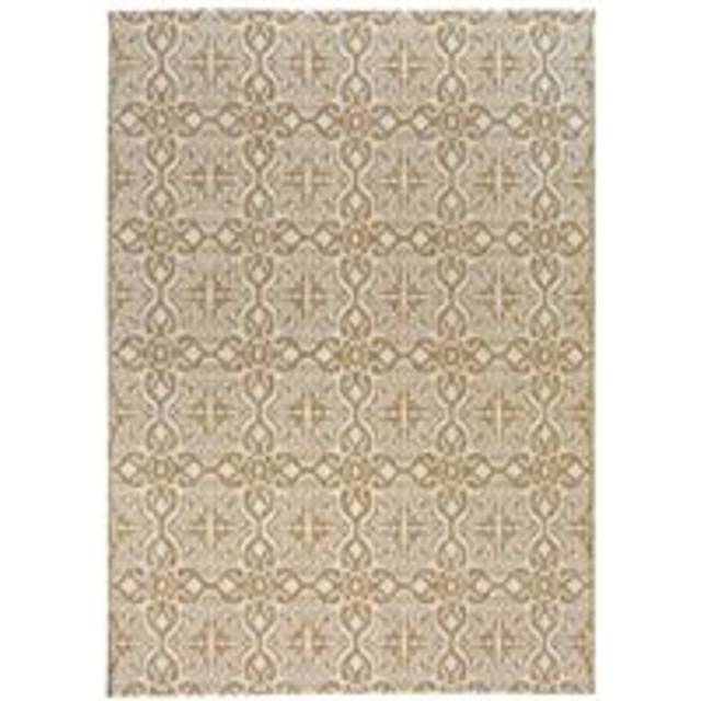 Homemaker County Tile Indoor/Outdoor Rug Natural 120X170Cm, Brown