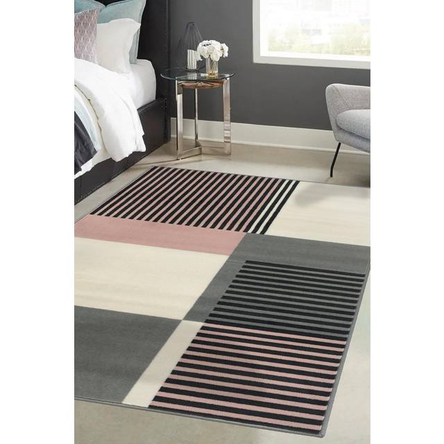 Maestro Barcode Blush 120 X 170cm Rug, Pink