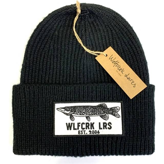 Wolfcreek Pike Patch Knitted Beanie - Grey