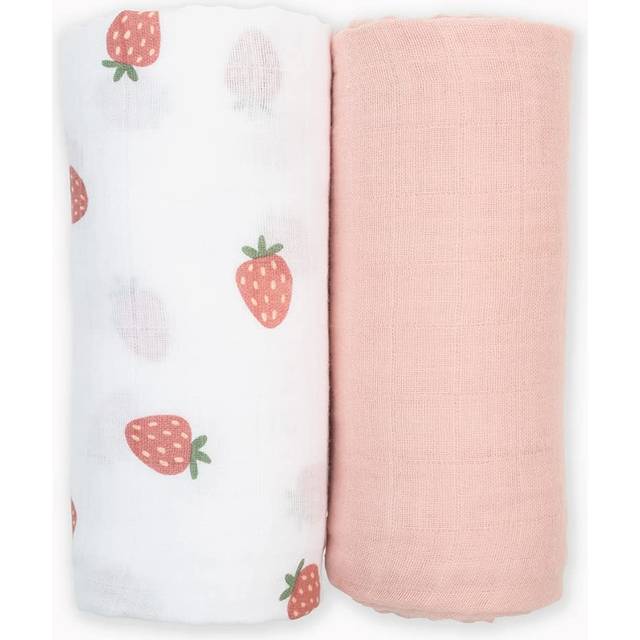 Lulujo Muslin Swaddle Blankets, Set of 2