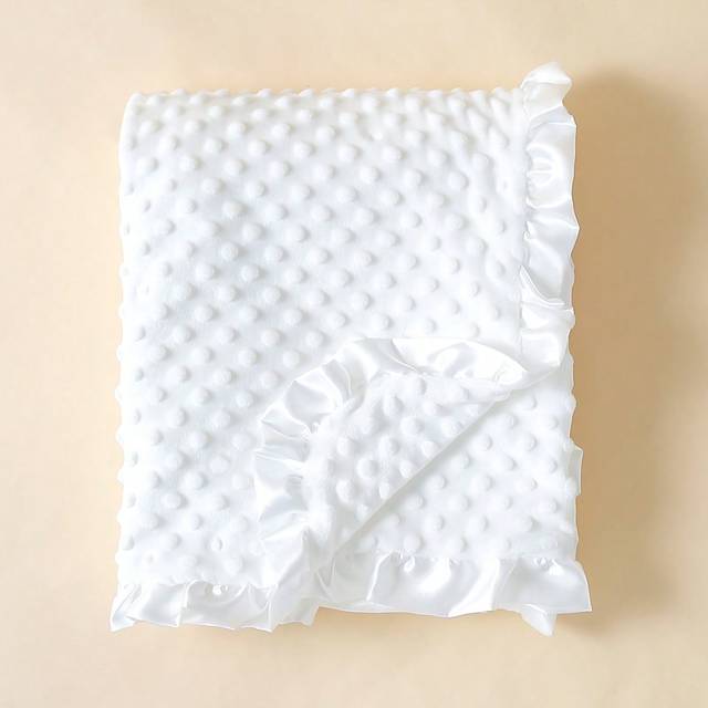 1 st Flanell Baby Swaddle Filt Love Valentine - Vitt (En-Storlek)