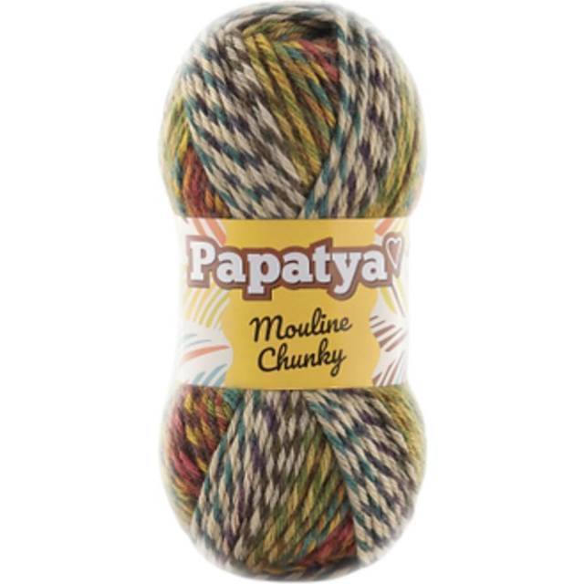 (3543) Papatya Mouline Chunky Knitting Crochet Acrylic Yarn 100g