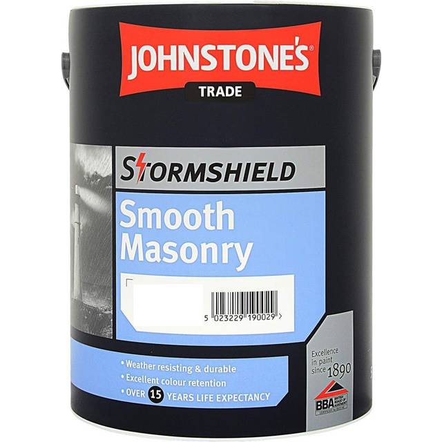 Johnstones Trade - Stormshield Smooth Masonry Magnolia (Ready Mixed) 5L