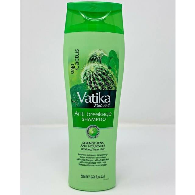 For Weak Hair, Prone to Hair Fall | Vatika Naturals Hair Fall Control Shampoo 700ml | | Enriched with Cactus & Gergir Extracts | 400 ml