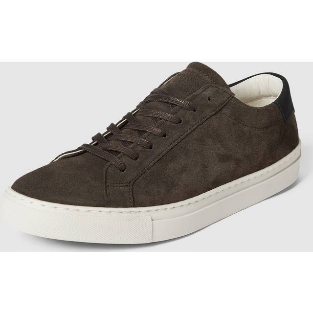 JACK & JONES Jfwcorey mocka sneakers för män, java detalj antracit häl, 44 EU