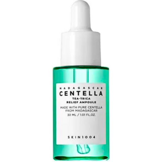 SKIN1004 Madagascar Centella Tea-Trica Relief Ampoule Lindrande ansiktsserum för problematisk hud, akne 30 ml