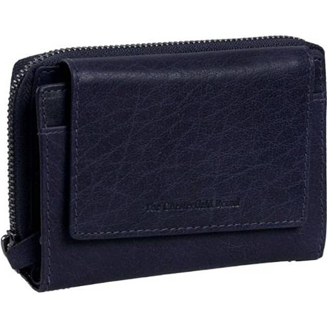 The Chesterfield Brand Antique Buff Wallet RFID protection Leather 14.5 cm blue