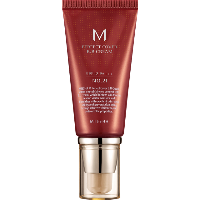 Missha M Perfect Cover BB kräm Hög solskyddsfaktor Skugga No. 21 Light Beige SPF42/PA+++ 50 ml