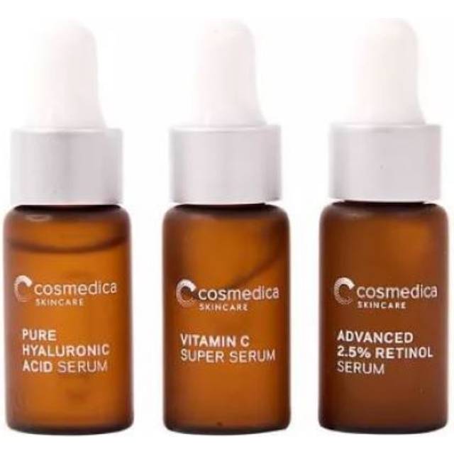 Cosmedica Skincare, essential serum mini, 3-piece kit