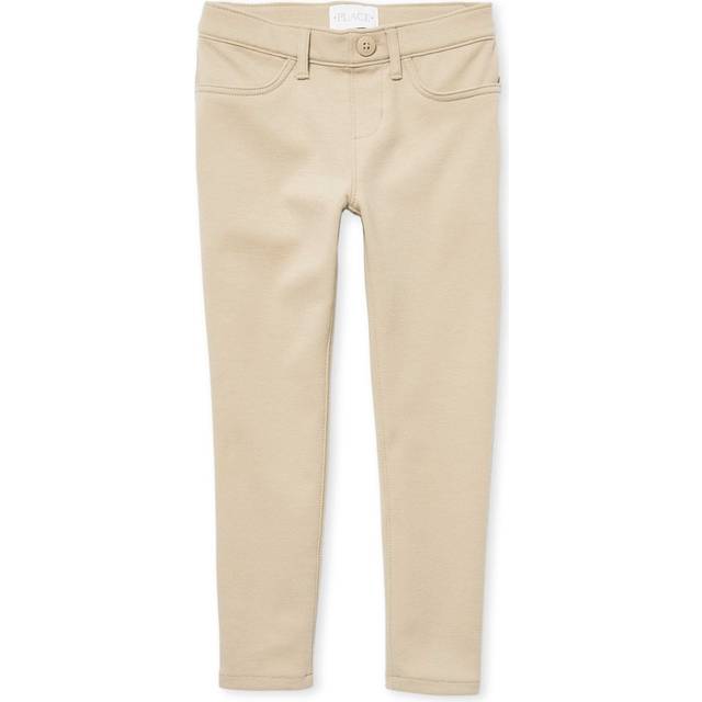The Children's Place girls Ponte Knit Pull on Jeggings Jeans  Sandy Single  12 Slim US