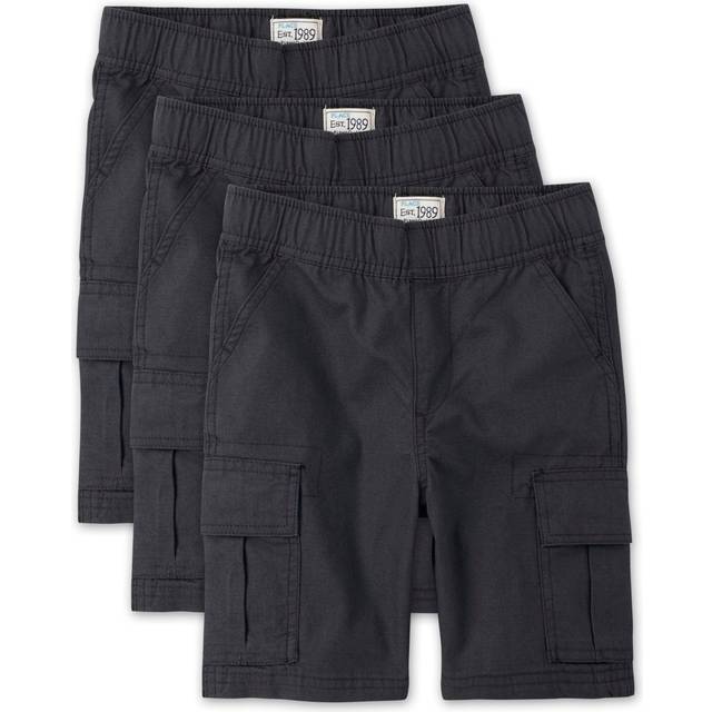 The Children's Place boys Pull On Jogger Shorts  Washed Black  4