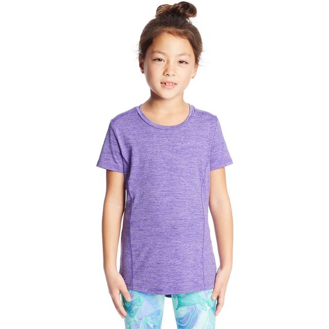C9 Champion girls Supersoft Tech Tee T Shirt  Lilac Wash/Bright Plum